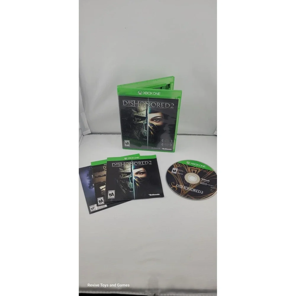 Dishonored‎ 2 (Microsoft Xbox One, 2016) CIB Complete Tested and Working Great